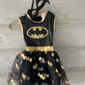 DC Kids Black and Gold Superhero Dress